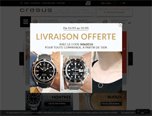 Tablet Screenshot of cresus.fr