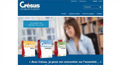 Desktop Screenshot of cresus.ch